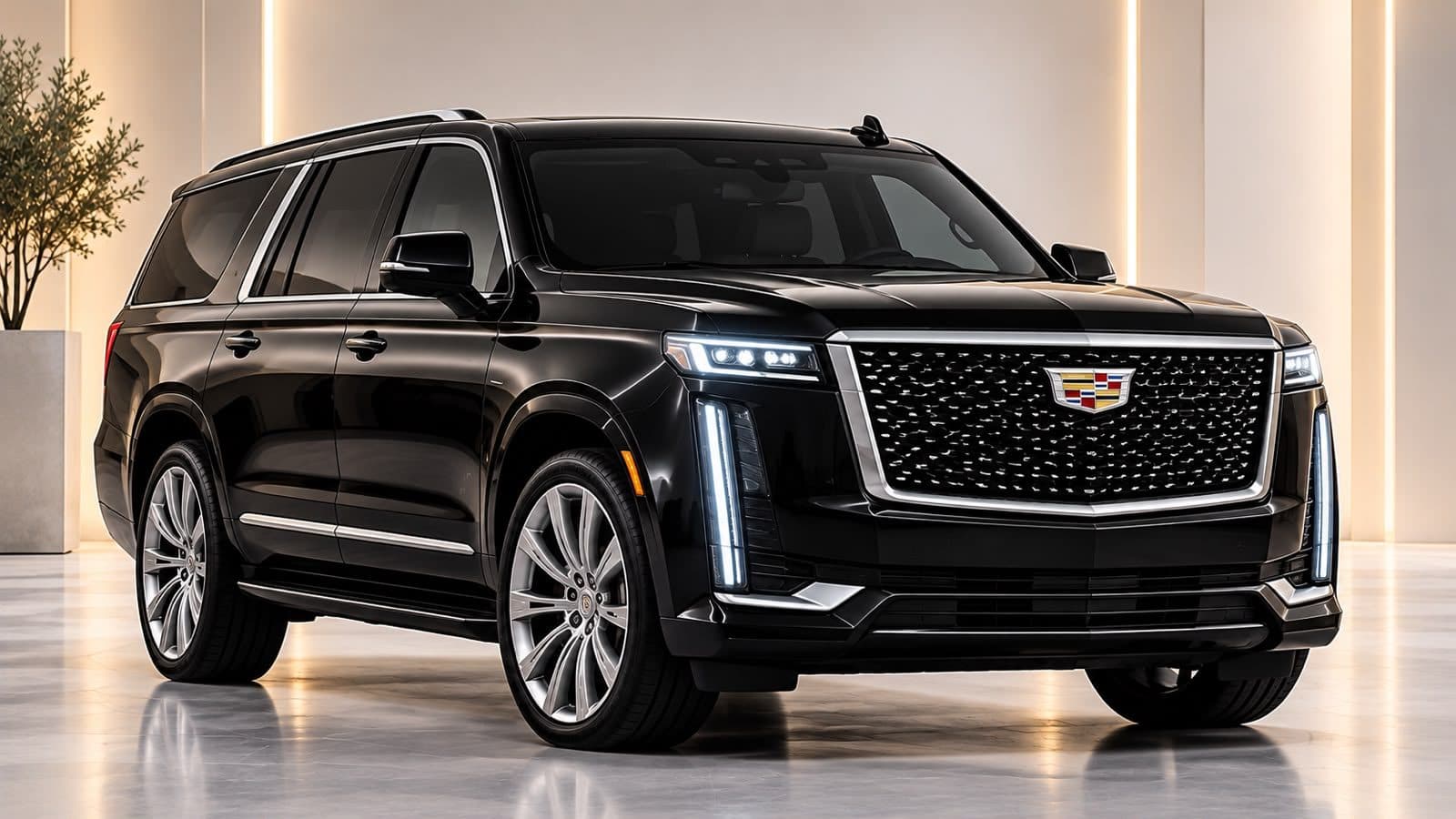 Cadillac Escalade in obsidian black